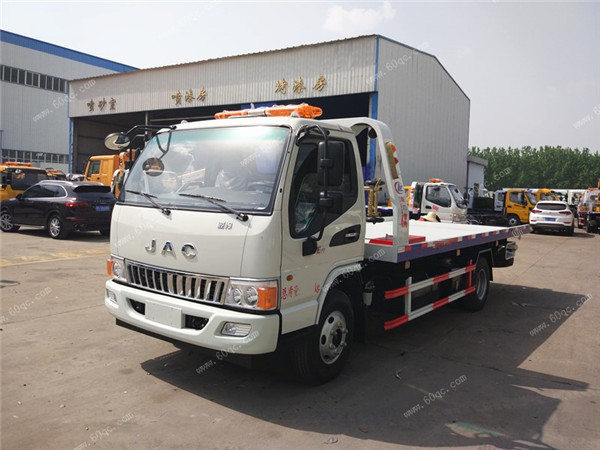 江淮駿鈴平板一拖二清障車(chē)