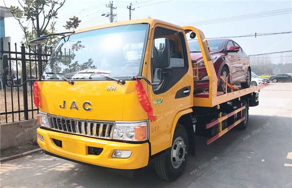 江淮駿鈴平板一拖二清障車(chē)